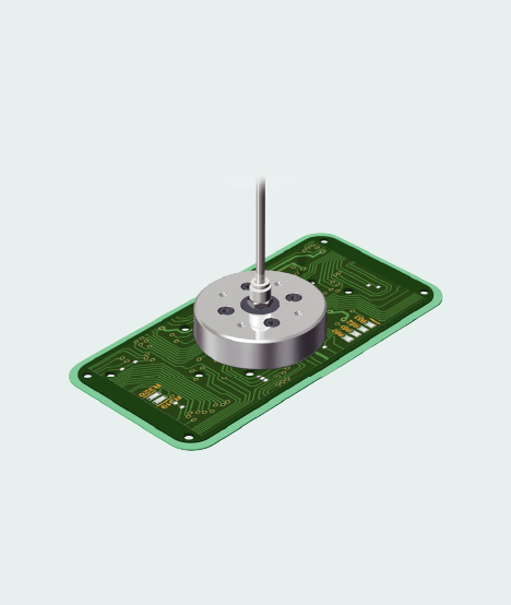Circuit boards with holes